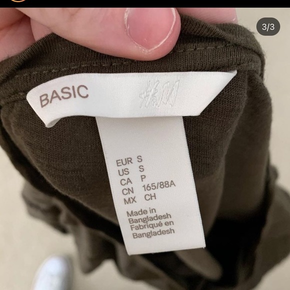 Green H&M T-Shirt - Picture 3 of 3